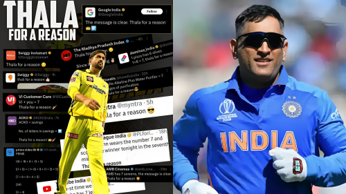 “Thala for a reason,” Google India pays homage to MS Dhoni; Swiggy, Jio, Star Sports and more joins, netizens react की तस्वीर