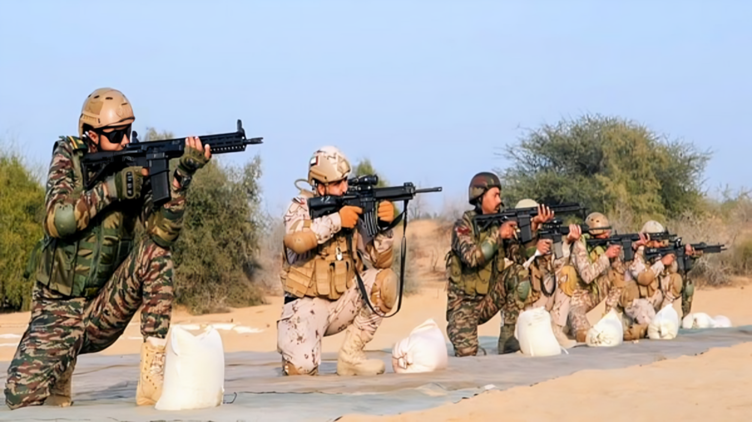 India-UAE joint military exercise ‘Desert Cyclone’ underway in Rajasthan की तस्वीर
