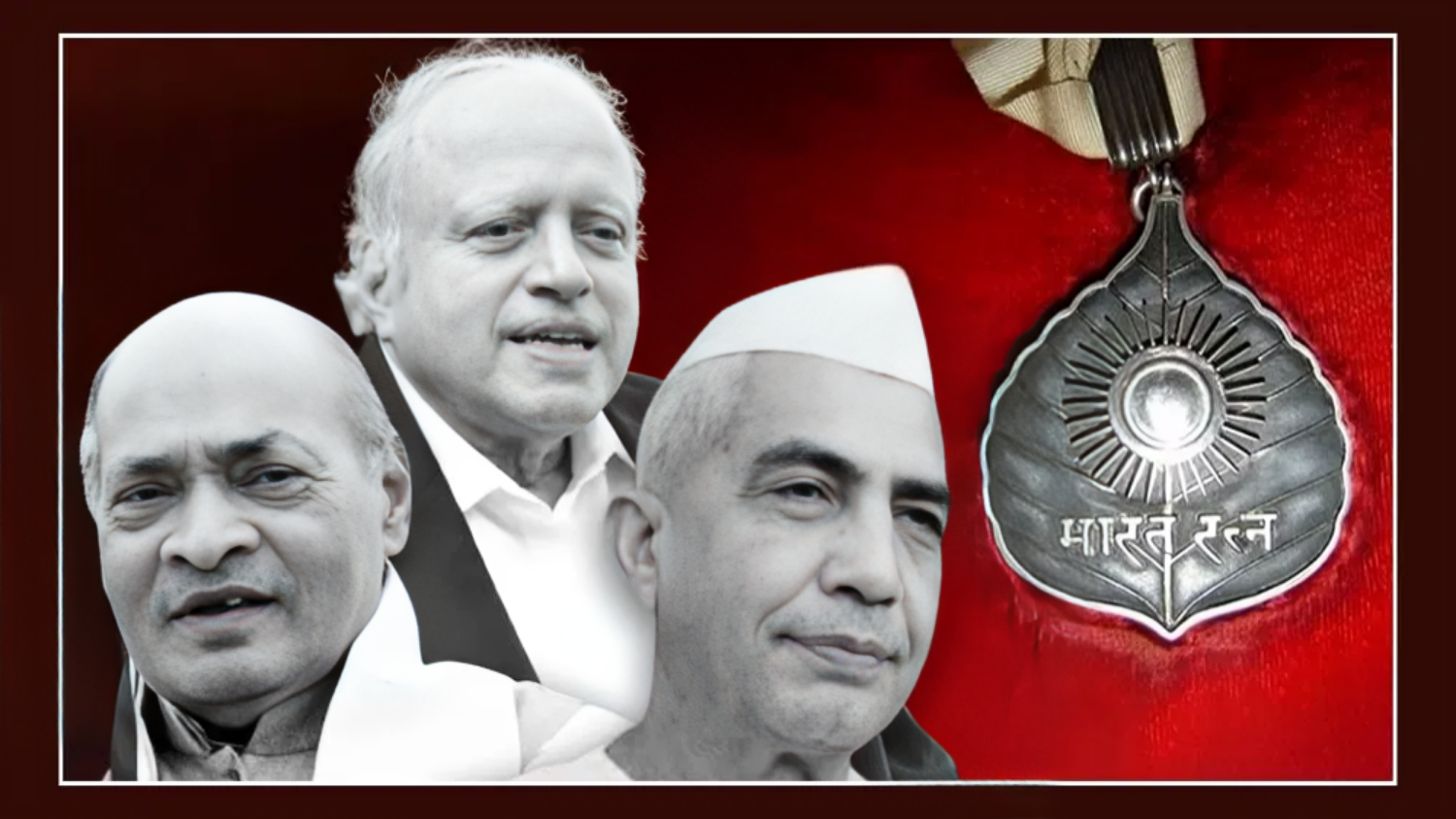Picture of Chaudhary Charan Singh, Narasimha Rao and Swaminathan to be honored with Bharat Ratna