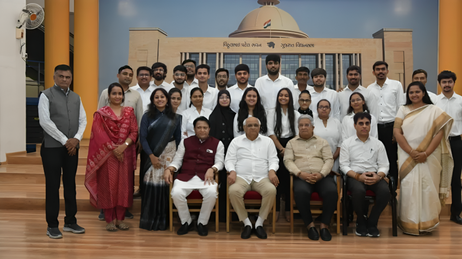 Picture of Ahmedabad : Students of LJ Law College visited Gujarat Assembly, met Chief Minister and Home Minister