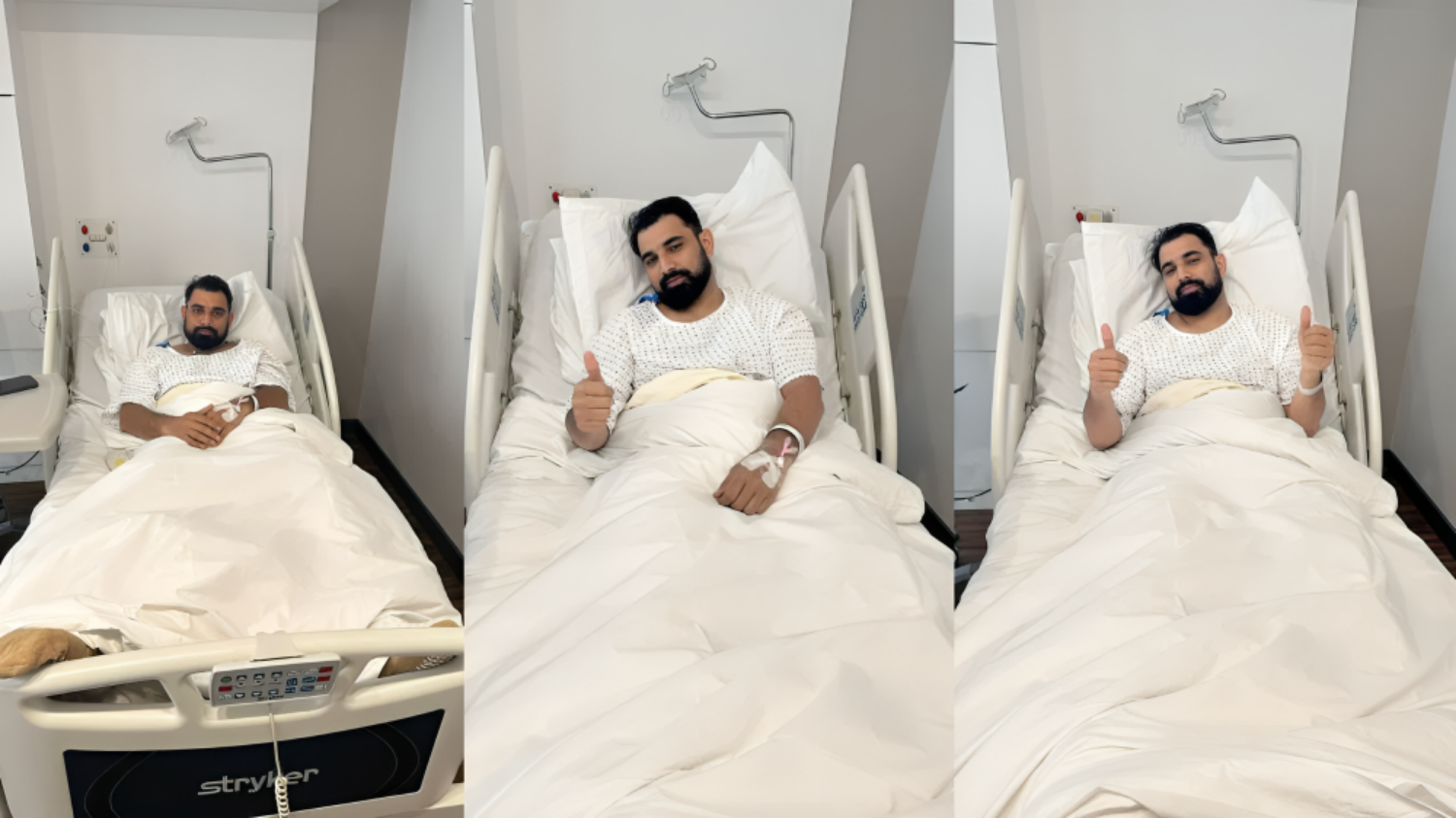 Fast bowler Mohammad Shami undergoes surgery, see photo posted from hospital की तस्वीर