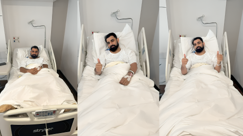 Picture of Fast bowler Mohammad Shami undergoes surgery, see photo posted from hospital