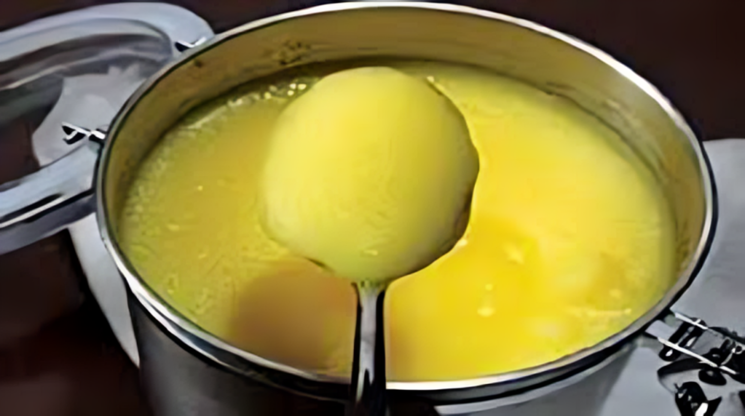 Picture of Ghee with animal fat is sold in North Gujarat? Shocking report in cow ghee sample