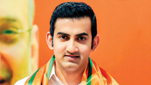 Picture of Gautam Gambhir announced retirement from politics, will not contest Lok Sabha elections