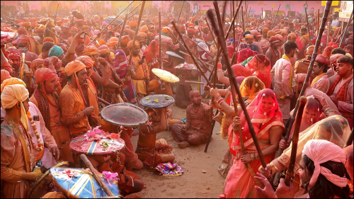 Picture of Holi 2024: Lathmar Holi will be played in Barsana today, know when this tradition started