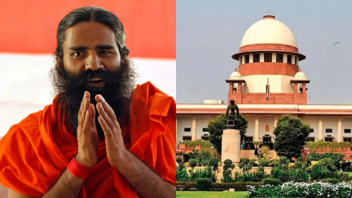 Picture of Baba Ramdev apologized on misleading advertisement issue, SC said - this apology is not acceptable