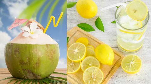 Picture of Hydration In Summer : Coconut water or lemon water, what is best for hydration in summer?