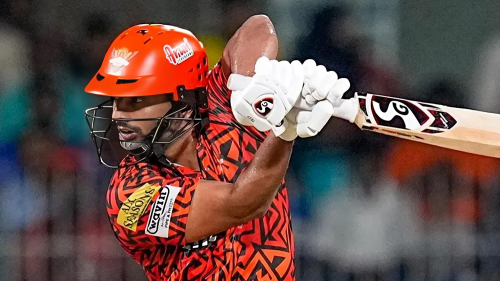 Picture of SRH VS RR: Rahul Tripathi hits a shocking six, but then has a big game, has to go out