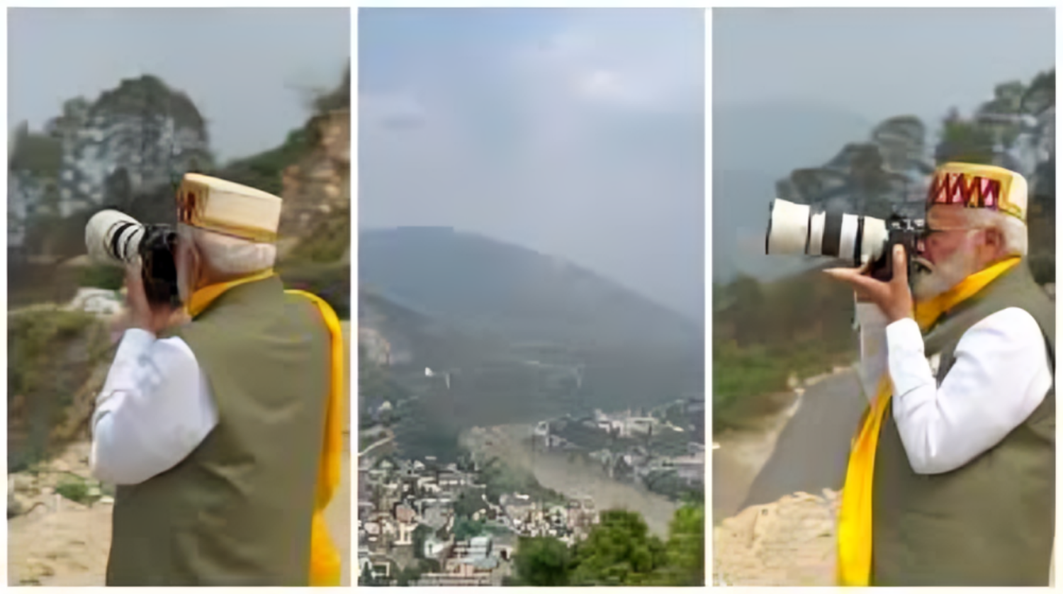 Picture of Prime Minister Narendra Modi captured the beauty of Himachal Pradesh on camera, watch the video