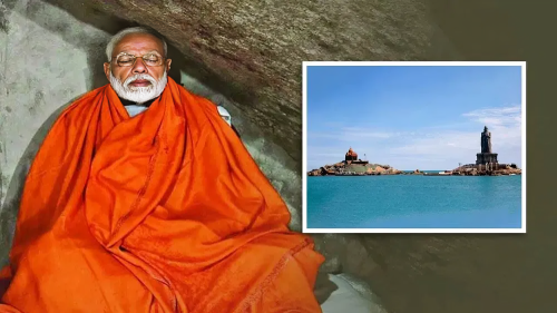 Picture of PM Modi to stay at Kanyakumari for 45 hours, 2000 policemen deployed for 24 hours meditation