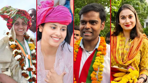 Picture of These four MPs are the youngest, three of them have married BJP veterans, know