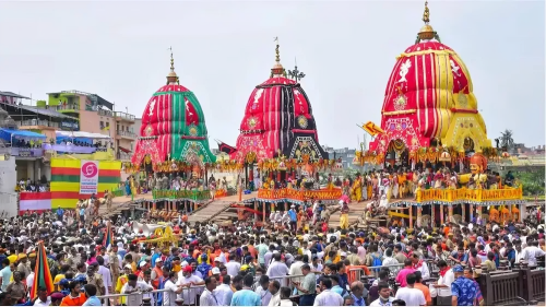 Picture of Odisha: All four vaults of Jagannath temple in Puri opened for devotees, CM Mazi was present along with ministers.