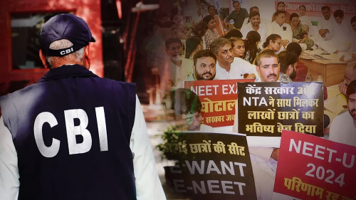 Picture of CBI action in NEET-UG paper leak case, private school owner arrested from Godhra