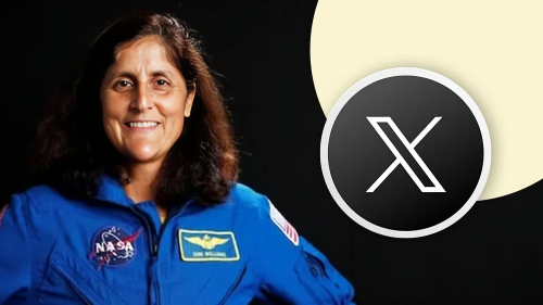 Picture of Sunita Williams : Sunita Williams is followed by thousands of people on X, know how many people she follows