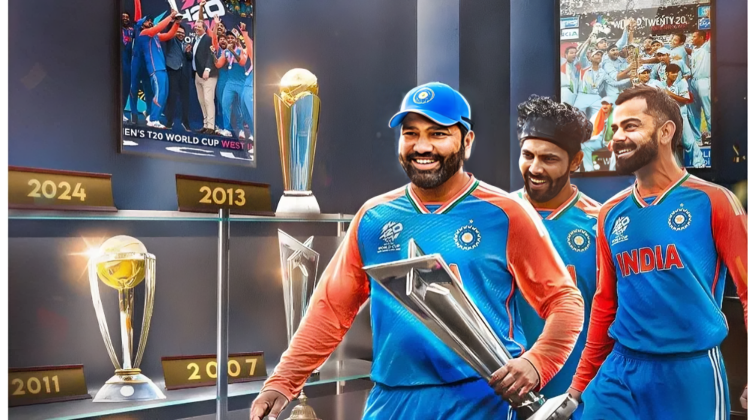 T20 World Cup 2024: Indian team leaves Barbados for India with trophy, watch video की तस्वीर