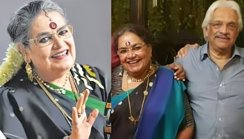 Picture of Usha Uthup Husband Died : Singer Usha Uthup's husband Jani Chacko passed away, died due to heart attack